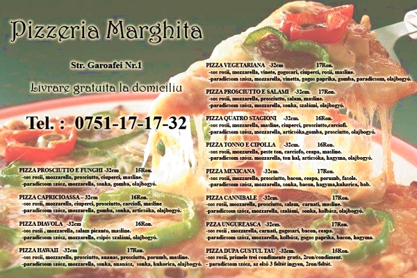 Pizzeria MARGHITA, Marghita